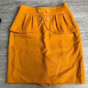 Leifsdottir (Anthropologie) Peplum Skirt Sz 0